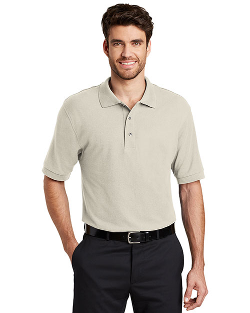 Port Authority K500ES Men Extended Size Silk Touch Polo at GotApparel