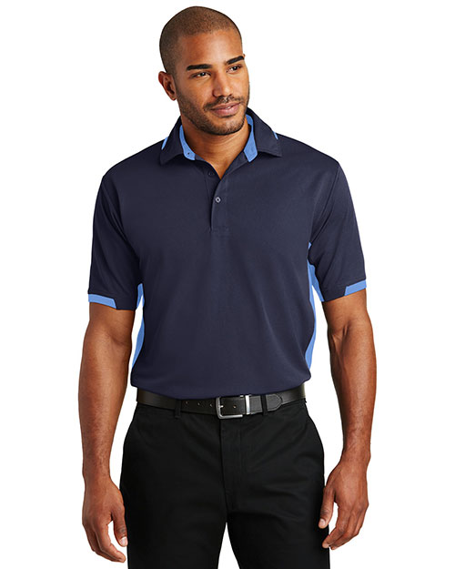 Port Authority K524 Men Dry Zone Colorblock Ottoman Polo at GotApparel