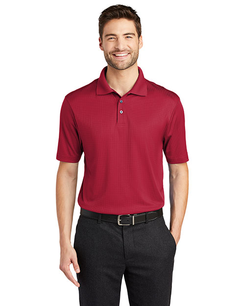 Port Authority K528 Men Performance Fine Jacquard Polo at GotApparel