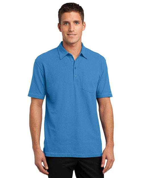 Port Authority K559 Men Modern Stain-Resistant Pocket Polo at GotApparel