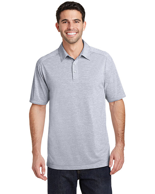 Port Authority K574 Adult Digi Heather Performance Polo at GotApparel