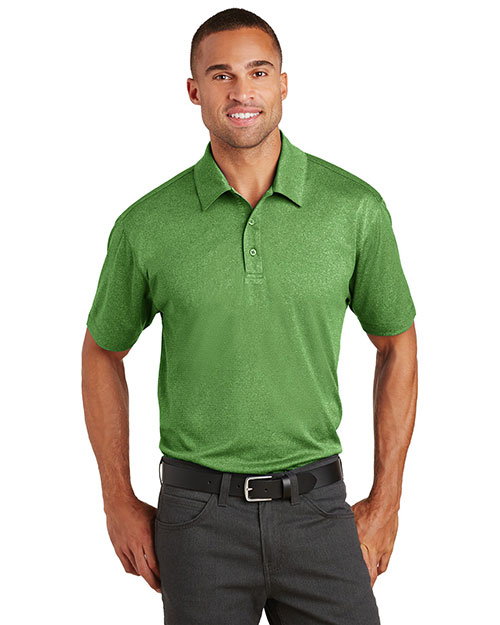 Port Authority K576 Adult Trace Heather Polo at GotApparel