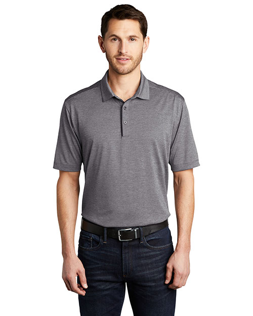 Port Authority K585 Men ® Shadow Stripe Polo. at GotApparel