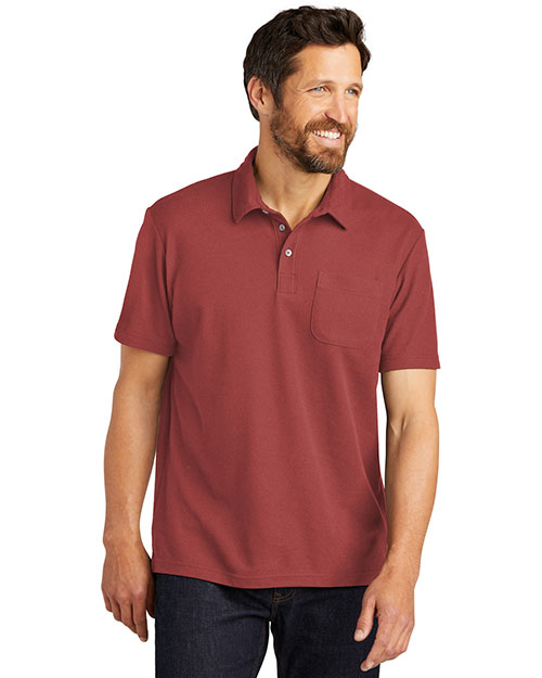 Port Authority C-FREE Cotton Blend Pique Pocket Polo K868 at GotApparel