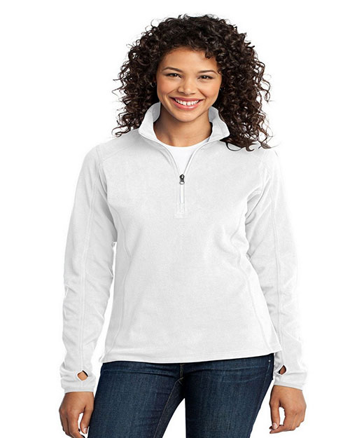Port Authority L224 Women Microfleece 1/4-Zip Pullover at GotApparel
