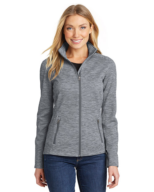 Port Authority L231 Women Digi Stripe Fleece Jacket at GotApparel