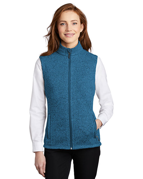 Port Authority L236 Women Sweater Fleece Vest at GotApparel