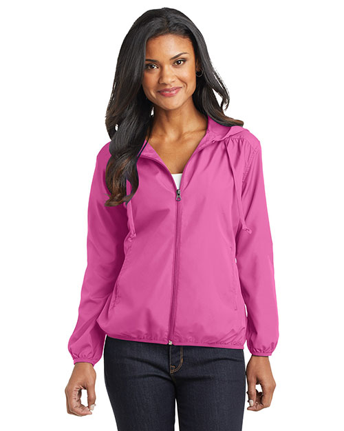 Port Authority L305 Women Hooded Essential Jacket | GotApparel.com