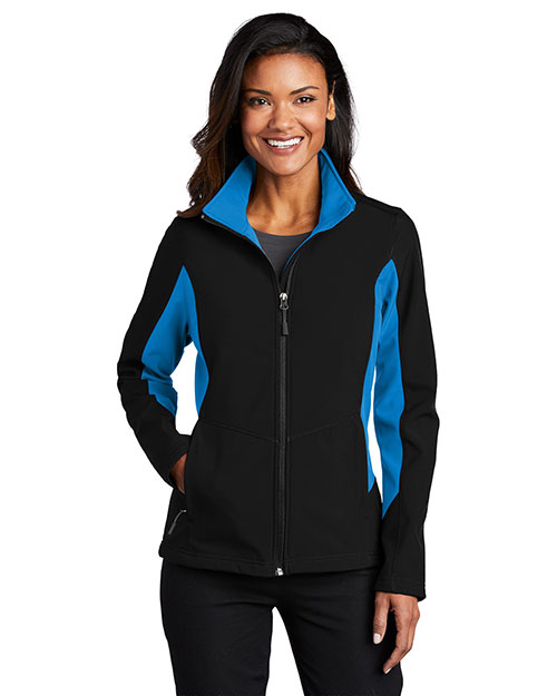 Port Authority L318 Women Core Colorblock Soft Shell Jacket at GotApparel
