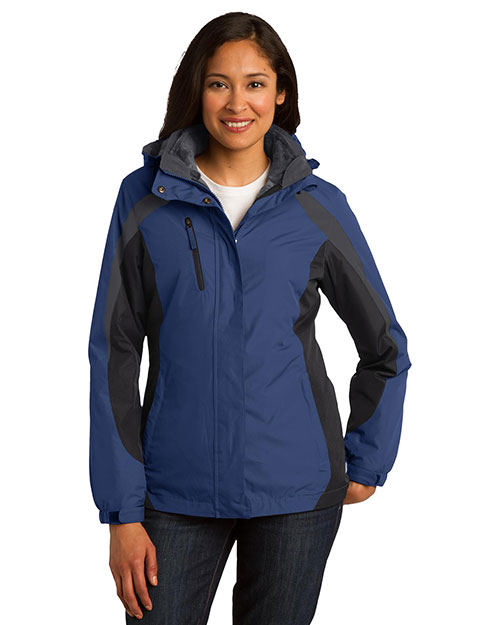 Port Authority L321 Women Colorblock 3-In-1 Jacket at GotApparel