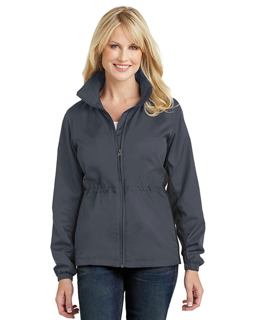 Port Authority L330 Women Core Colorblock Wind Jacket at GotApparel