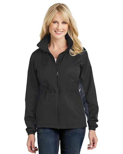 Port Authority L330 Women Core Colorblock Wind Jacket at GotApparel