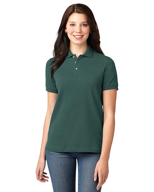 Port Authority L420 Women Pique Knit Polo at GotApparel