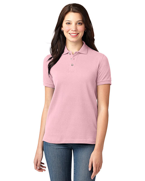 Port Authority L420 Women Pique Knit Polo at GotApparel