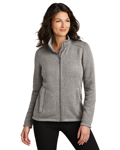 Port Authority ® Ladies Arc Sweater Fleece Jacket L428 at GotApparel