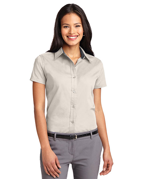 Port Authority L508 Women Short-Sleeve Easy Care Shirt at GotApparel