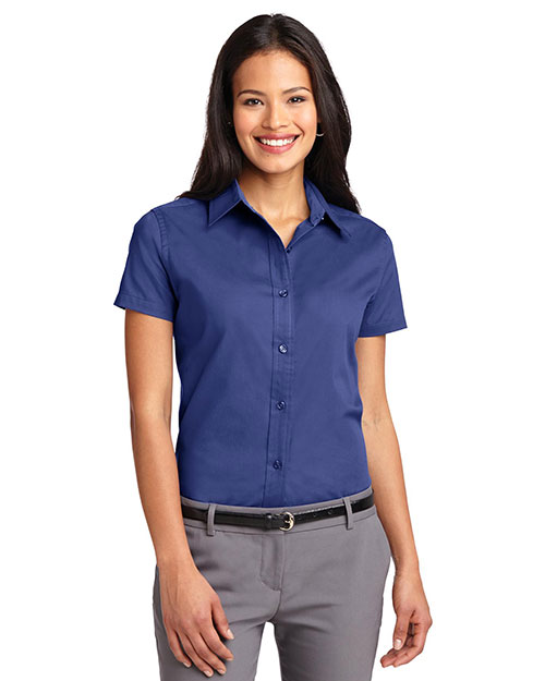 Port Authority L508 Women Short-Sleeve Easy Care Shirt at GotApparel