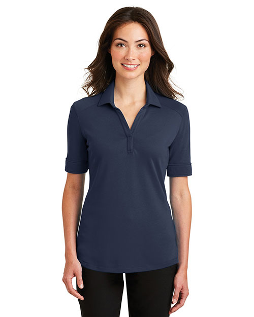 Port Authority L5200 Women Silk Touch Interlock Performance Polo at GotApparel