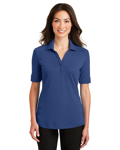 Port Authority L5200 Women Silk Touch Interlock Performance Polo at GotApparel