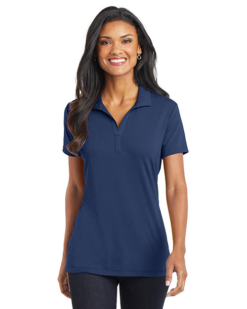 Port Authority L568 Women Cotton Touch Performance Polo at GotApparel