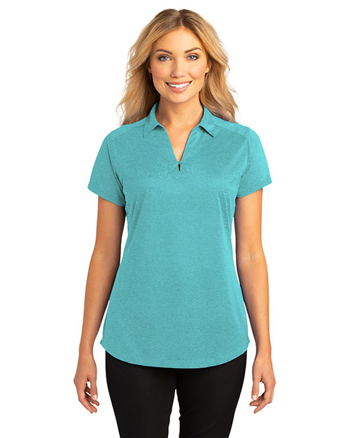 Port Authority L574 Women Digi Heather Performance Polo at GotApparel