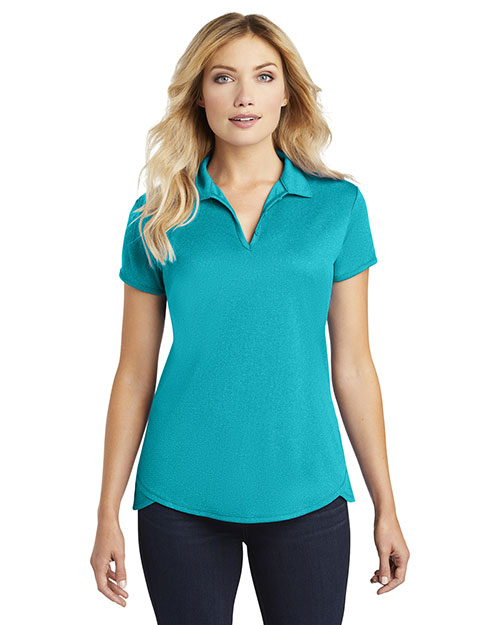 Port Authority L576 Women Trace Heather Polo at GotApparel