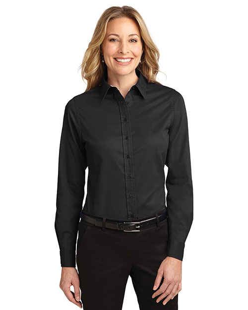 Port Authority L608 Women Long-Sleeve Easy Care Shirt at GotApparel