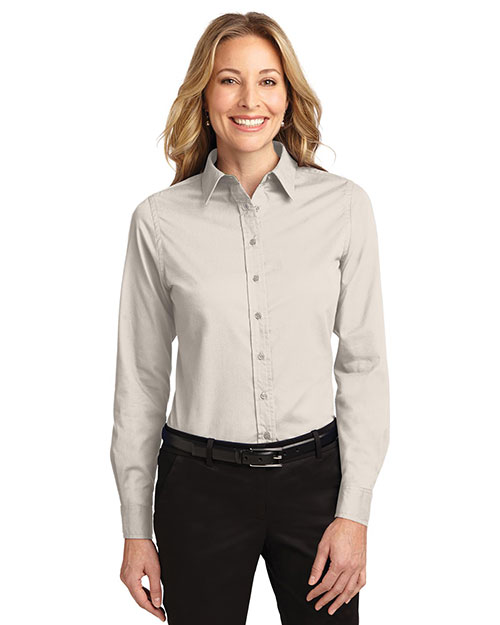 Port Authority L608 Women Long-Sleeve Easy Care Shirt at GotApparel