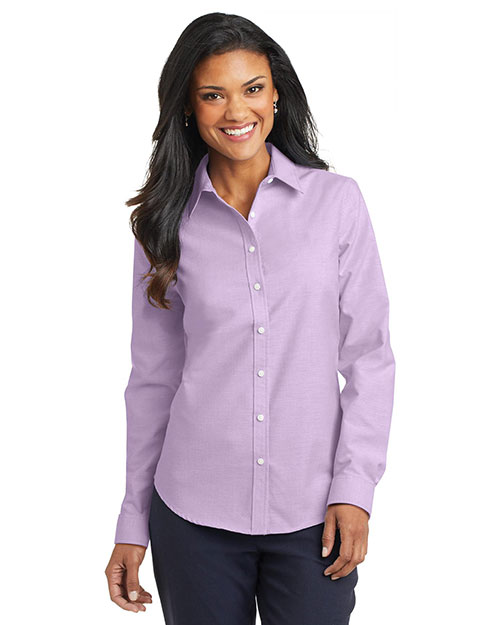 Port Authority L658 Women Superpro Oxford Shirt at GotApparel