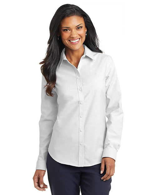 Port Authority L658 Women Superpro Oxford Shirt at GotApparel