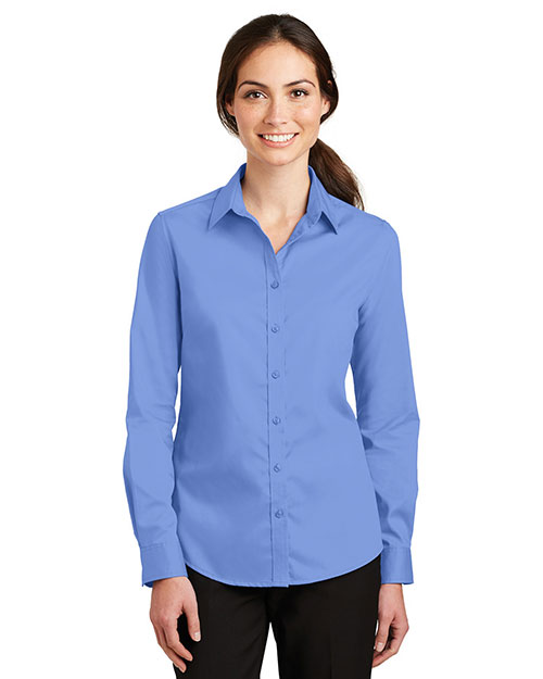 Port Authority L663 Women Superpro Twill Shirt at GotApparel