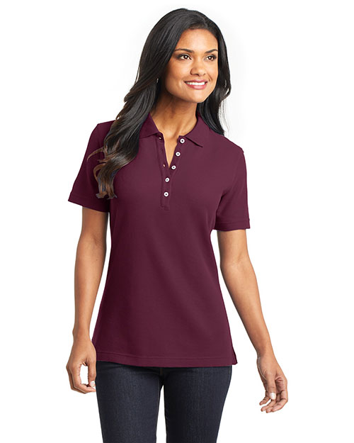 Port Authority L800 Women Ezcotton Pique Polo at GotApparel