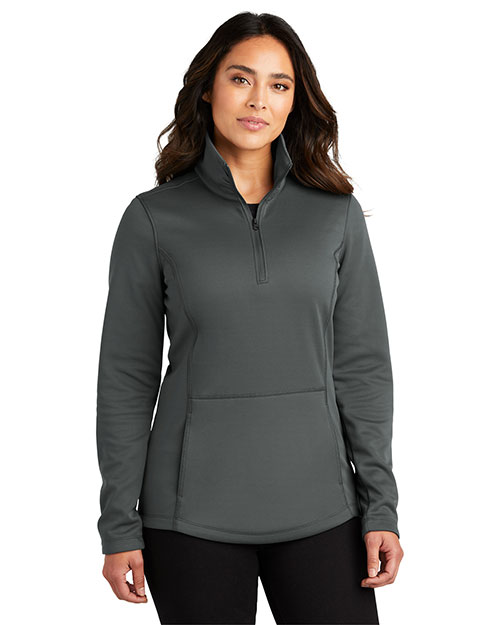 Port Authority Ladies Smooth Fleece 1/4-Zip L804 at GotApparel