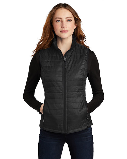 Port Authority L851 Women  ® Ladies Packable Puffy Vest at GotApparel