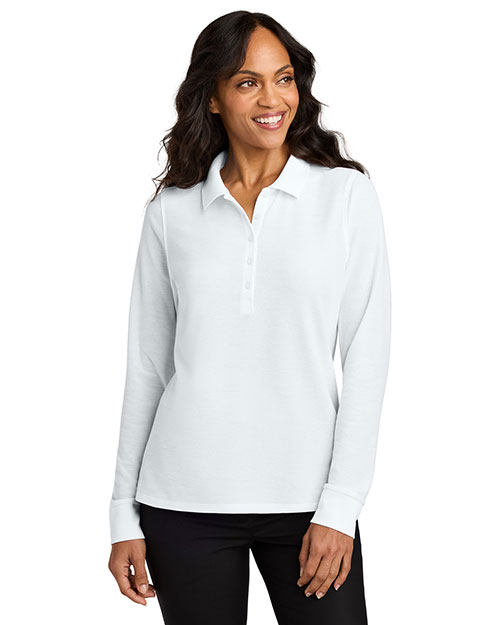 Port Authority LK200LS ® Women's Wearever Signature Pique Long Sleeve Polo at GotApparel