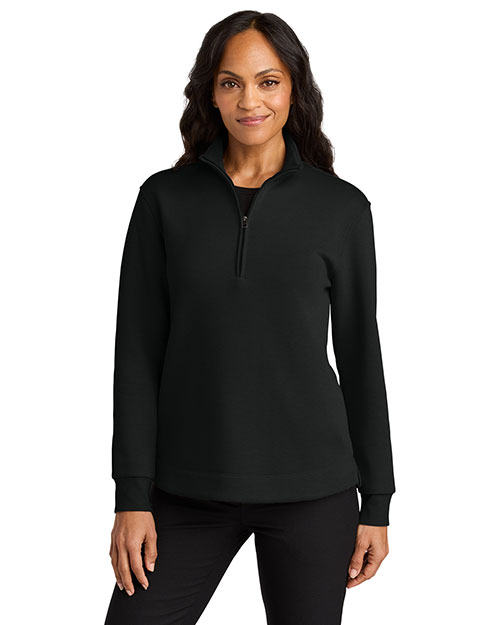 Port Authority LK210 ® Women's Wearever Signature Double Pique 1/4-Zip at GotApparel