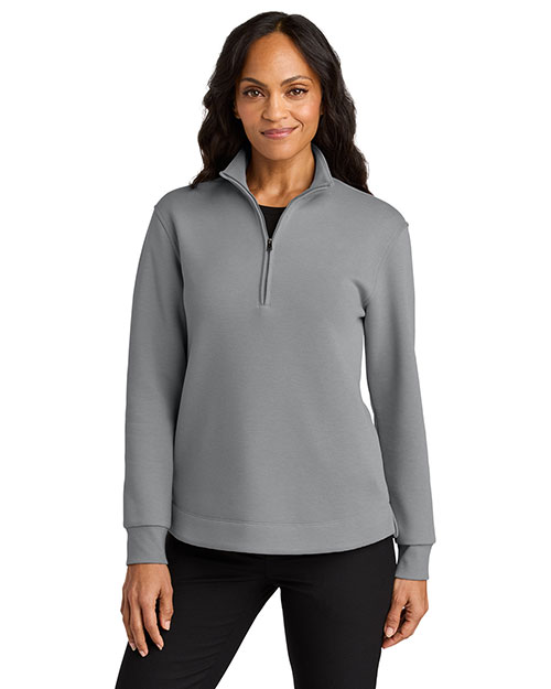 Port Authority LK210 ® Women's Wearever Signature Double Pique 1/4-Zip at GotApparel