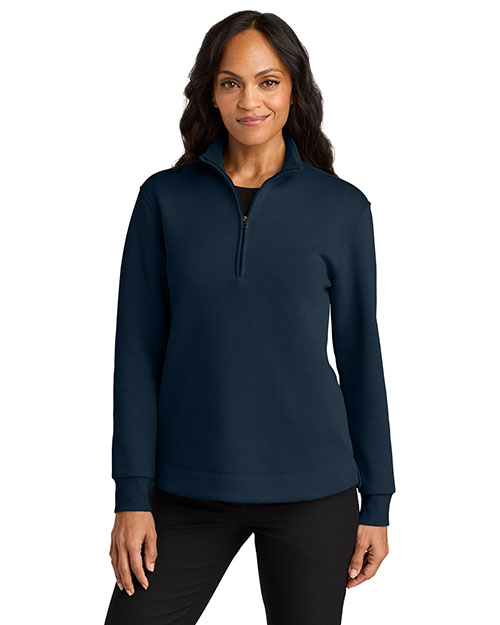 Port Authority LK210 ® Women's Wearever Signature Double Pique 1/4-Zip at GotApparel