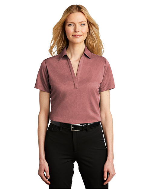 Port Authority LK542 Women  ® Ladies Heathered Silk Touch ™ Performance Polo. at GotApparel