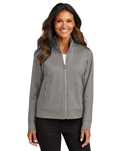 Port Authority LK881 ® Ladies C-FREE ® Double Knit Full-Zip at GotApparel