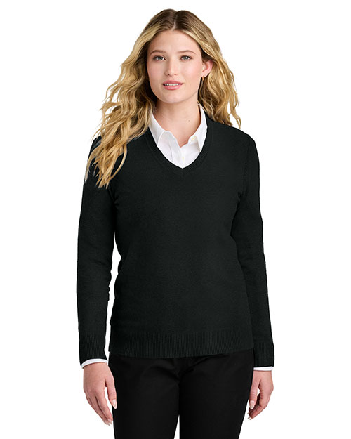 Port Authority  Women's Easy Care V-Neck Sweater LSW2850 at GotApparel