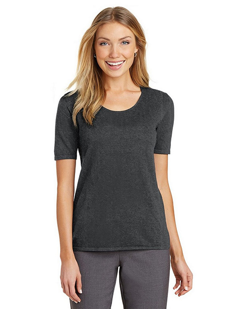 Port Authority LSW291 Women Scoop Neck Sweater at GotApparel