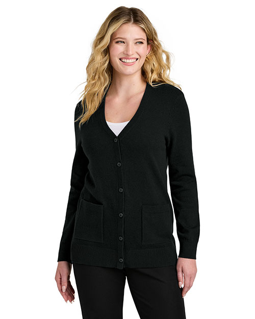 Port Authority  Women's Easy Care Button-Up Cardigan Sweater LSW4150 at GotApparel