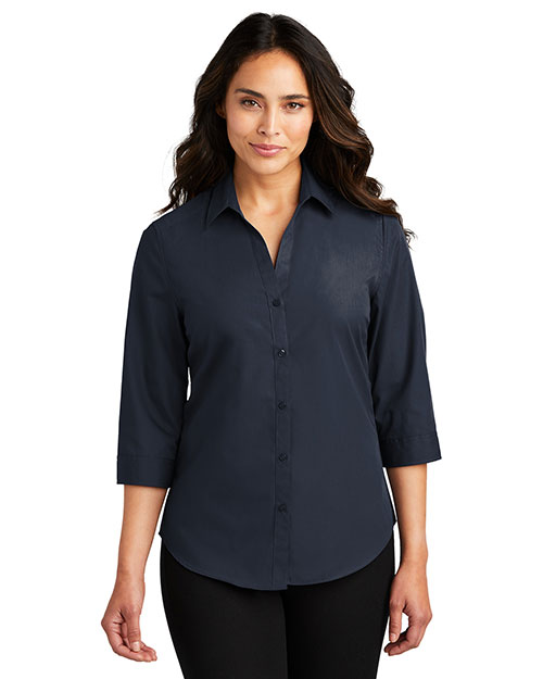 Port Authority LW102 Women Carefree Poplin Shirt      at GotApparel