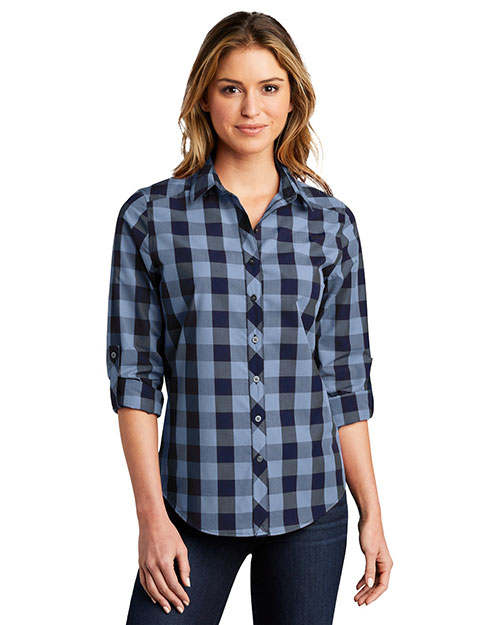 Port Authority LW670 Women  ® Ladies Everyday Plaid Shirt. at GotApparel