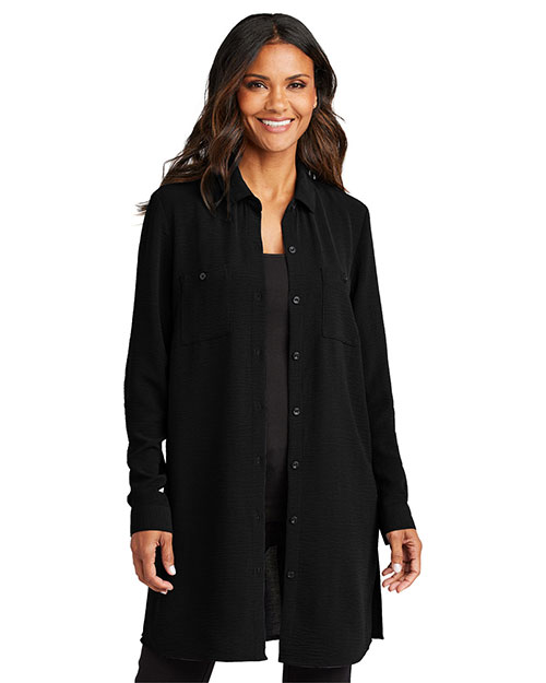 Port Authority ® Ladies Textured Crepe Long Tunic LW715 at GotApparel