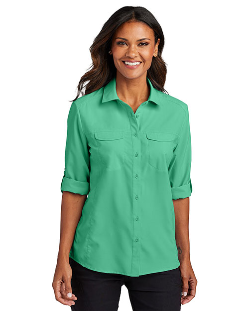 Port Authority ®  Ladies Long Sleeve UV Daybreak Shirt LW960 at GotApparel