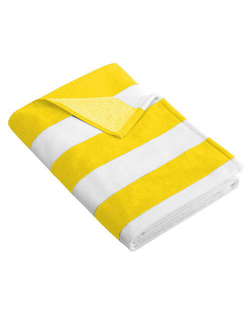 Port Authority PT43 Unisex Cabana Stripe Beach Towel at GotApparel