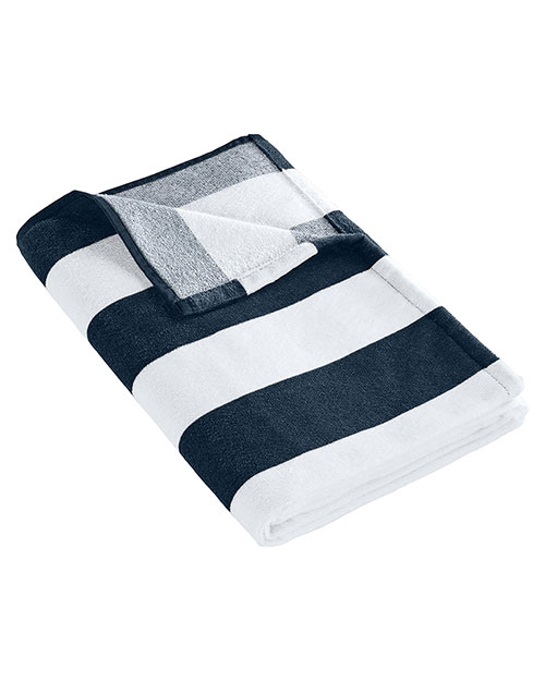 Port Authority PT45 Value Cabana Stripe Beach Towel at GotApparel
