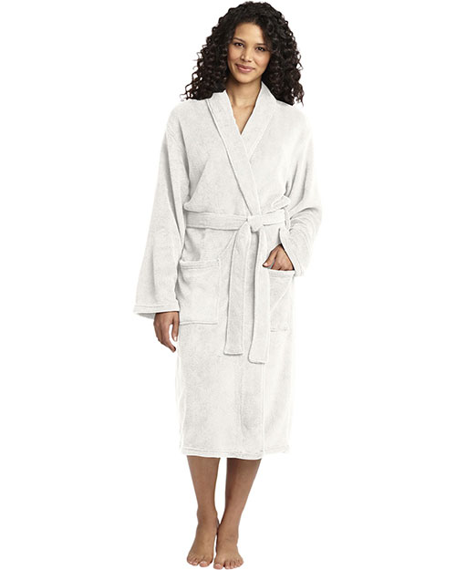 Port Authority R102 Women Plush Microfleece Shawl Collar Robe at GotApparel